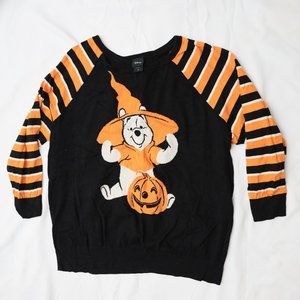 Torrid Disney Winnie the Pooh Halloween Sweater Size 4X
